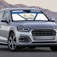 Finland Hockey Auto Sun Shade Suomi Lion Ice Pride 2026 White Version