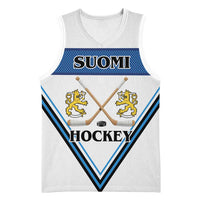 Finland Hockey Custom Basketball Jersey Suomi Lion Ice Pride 2026 White Version