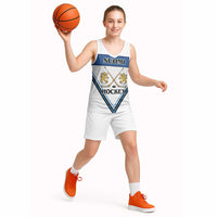 Finland Hockey Custom Basketball Jersey Suomi Lion Ice Pride 2026 White Version