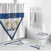 Finland Hockey Bathroom Set Suomi Lion Ice Pride 2026 White Version