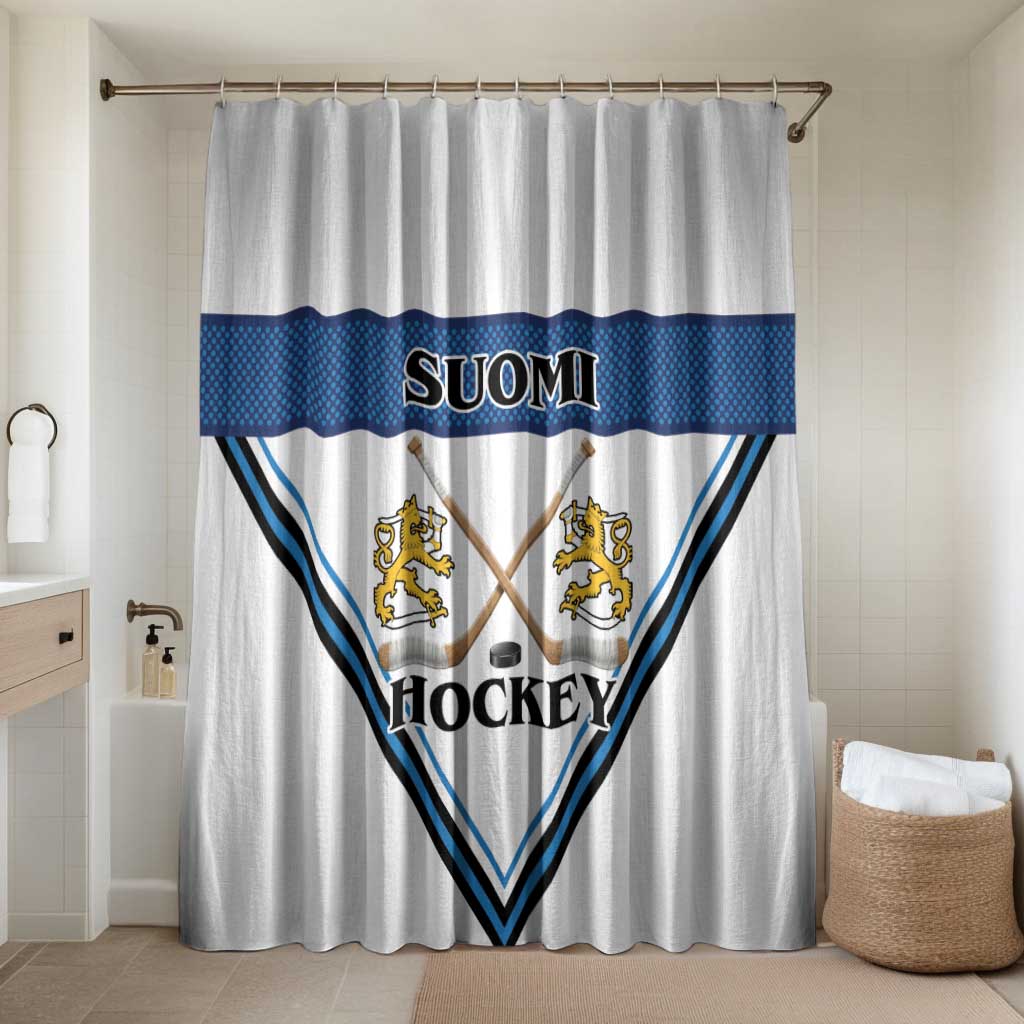 Finland Hockey Bathroom Set Suomi Lion Ice Pride 2026 White Version
