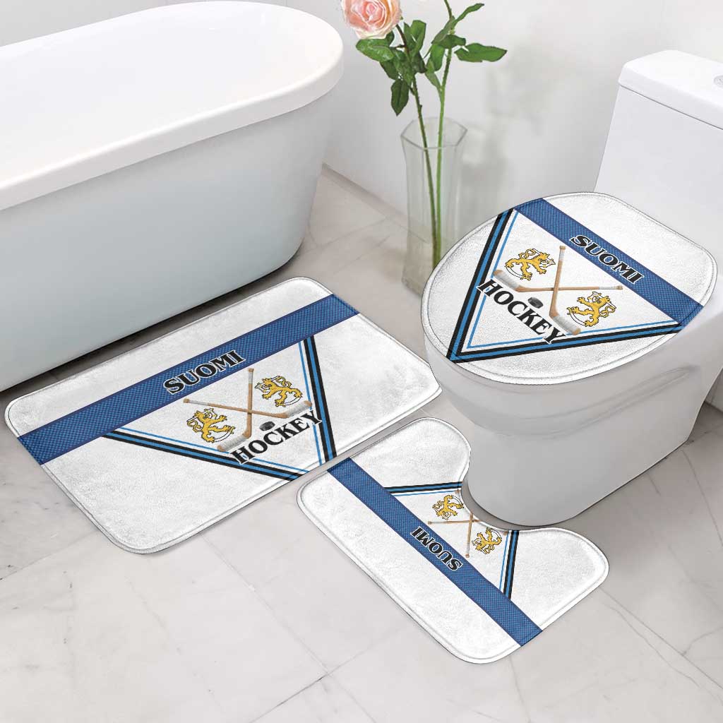 Finland Hockey Bathroom Set Suomi Lion Ice Pride 2026 White Version