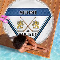 Finland Hockey Beach Blanket Suomi Lion Ice Pride 2026 White Version