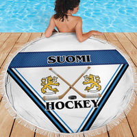 Finland Hockey Beach Blanket Suomi Lion Ice Pride 2026 White Version