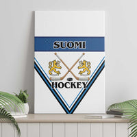 Finland Hockey Canvas Wall Art Suomi Lion Ice Pride 2026 White Version