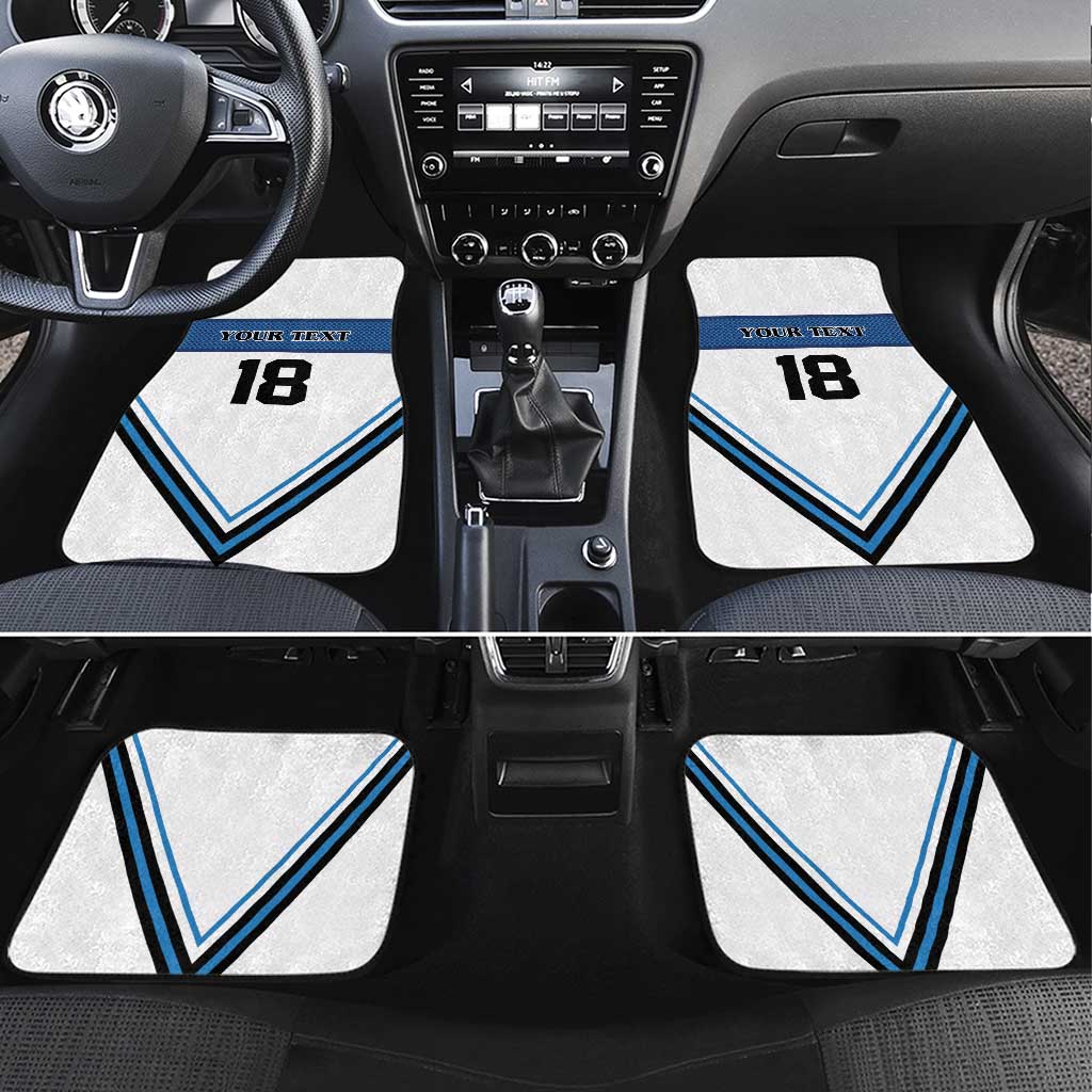 Finland Hockey Custom Car Mats Suomi Lion Ice Pride 2026 White Version