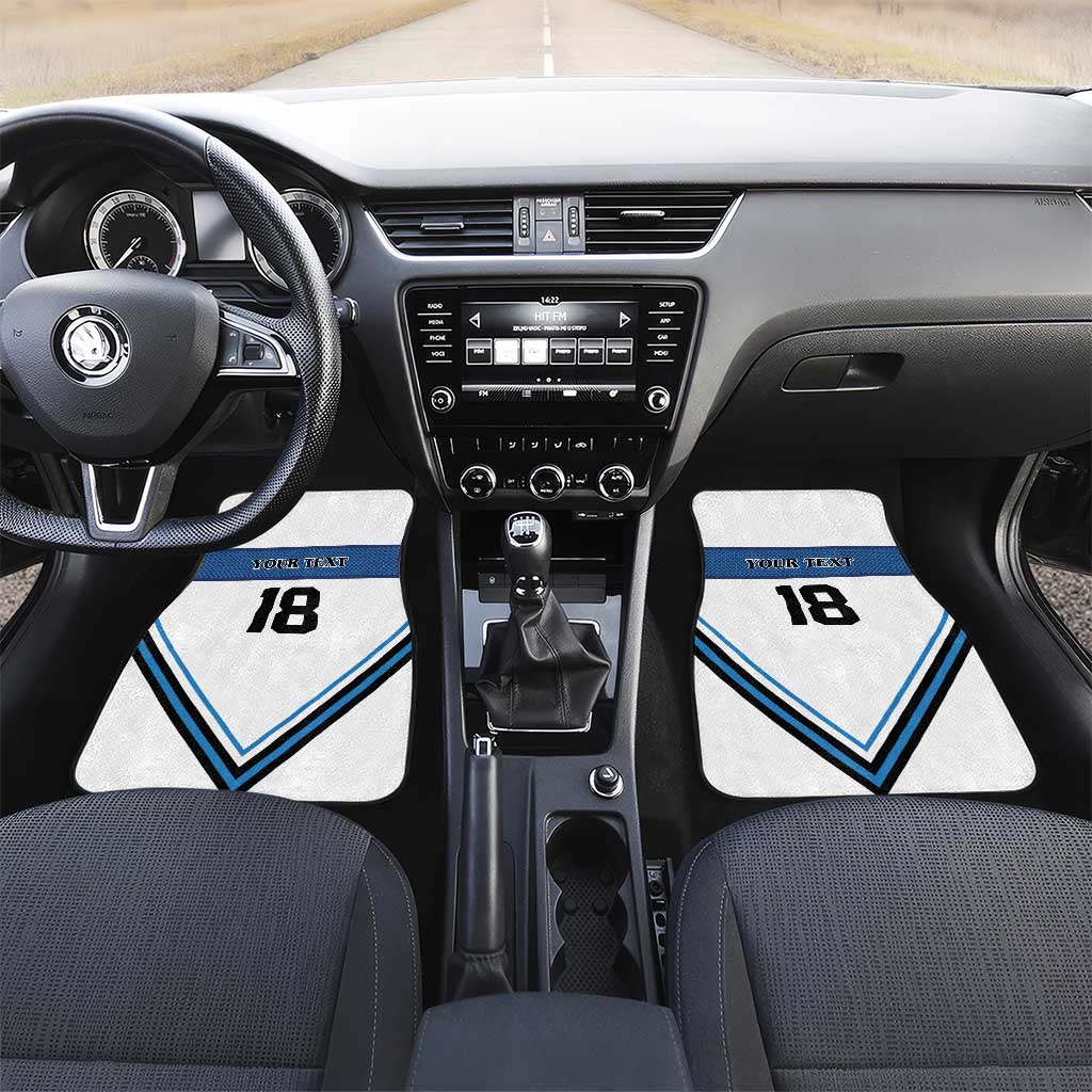 Finland Hockey Custom Car Mats Suomi Lion Ice Pride 2026 White Version