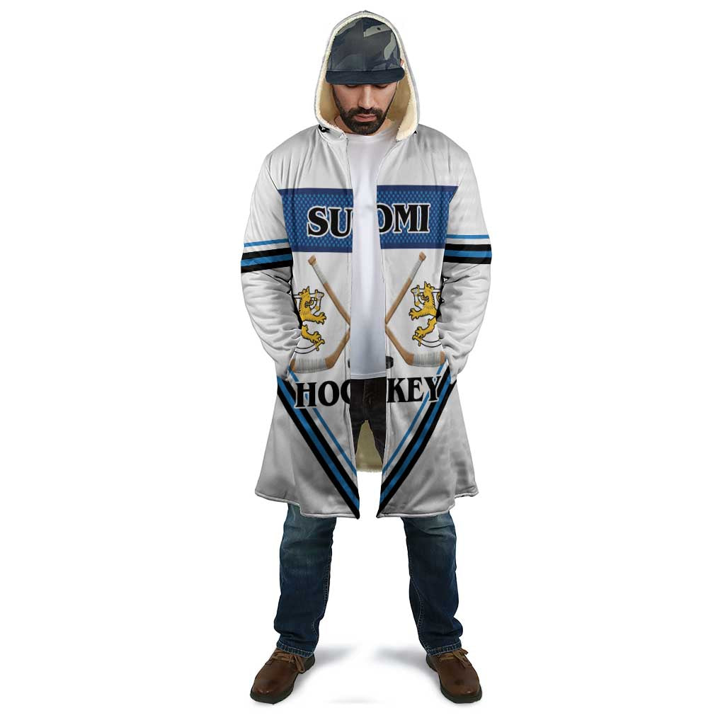 Finland Hockey Custom Cloak Suomi Lion Ice Pride 2026 White Version