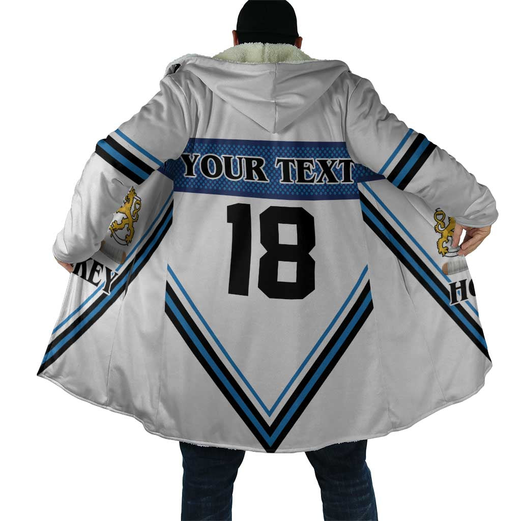 Finland Hockey Custom Cloak Suomi Lion Ice Pride 2026 White Version