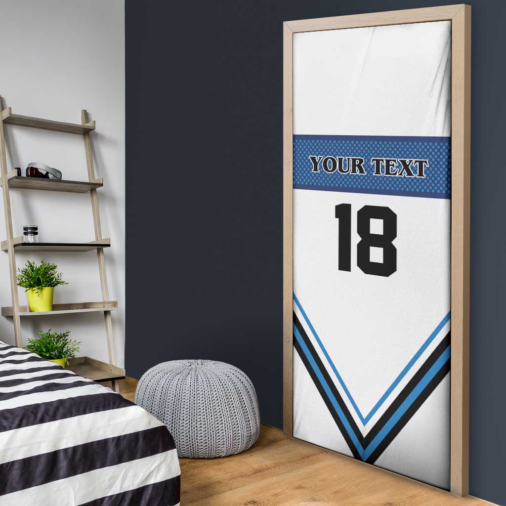 Finland Hockey Custom Door Cover Suomi Lion Ice Pride 2026 White Version