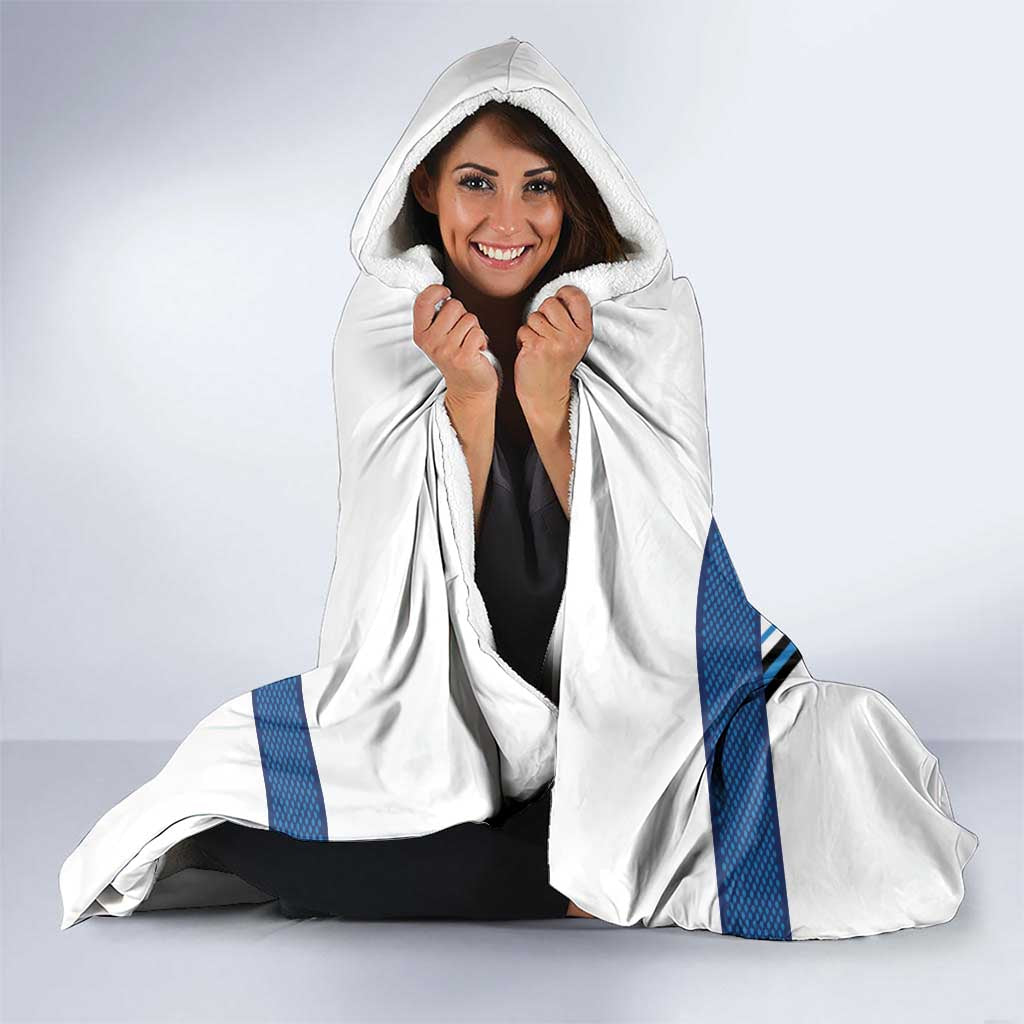 Finland Hockey Hooded Blanket Suomi Lion Ice Pride 2026 White Version