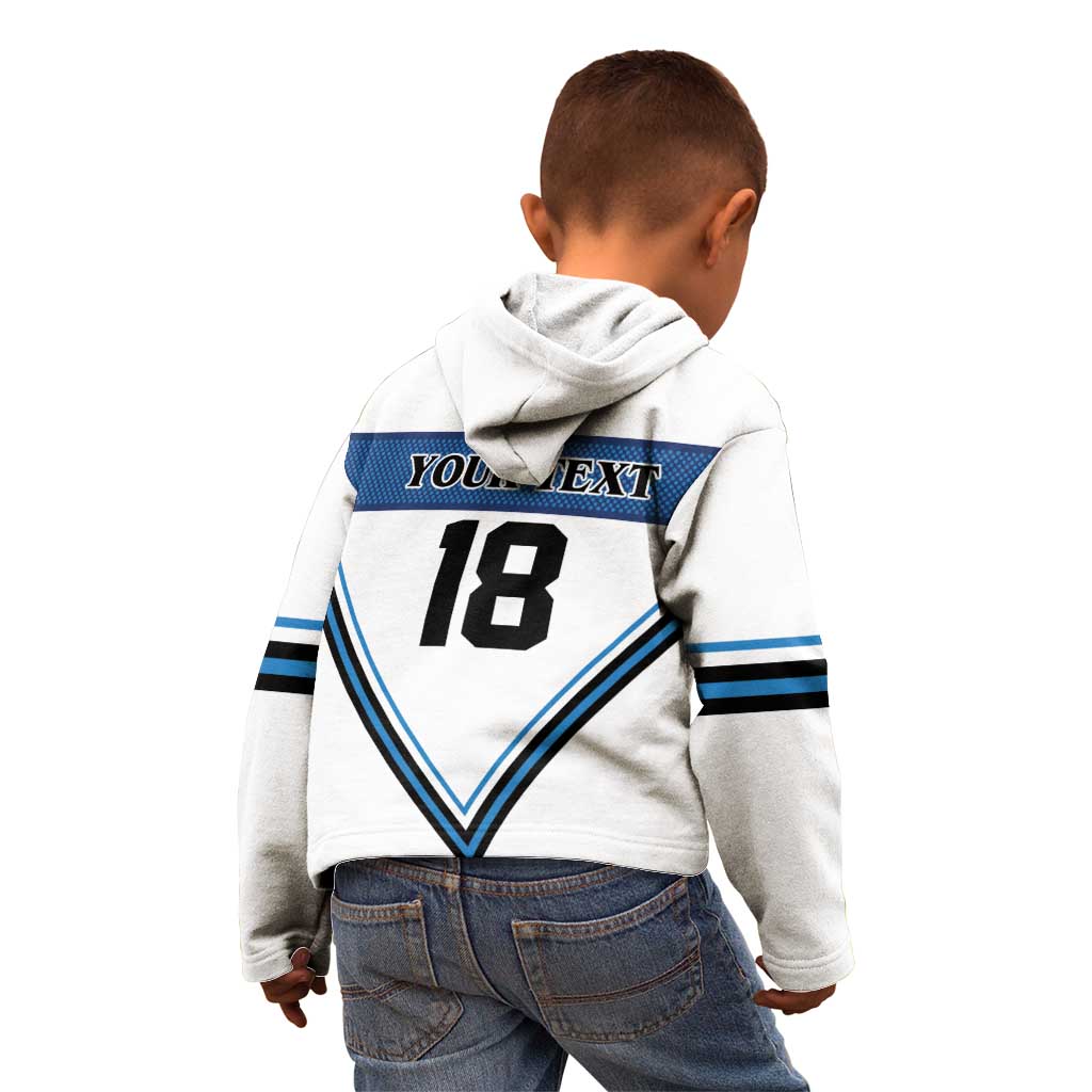 Finland Hockey Custom Kid Hoodie Suomi Lion Ice Pride 2026 White Version
