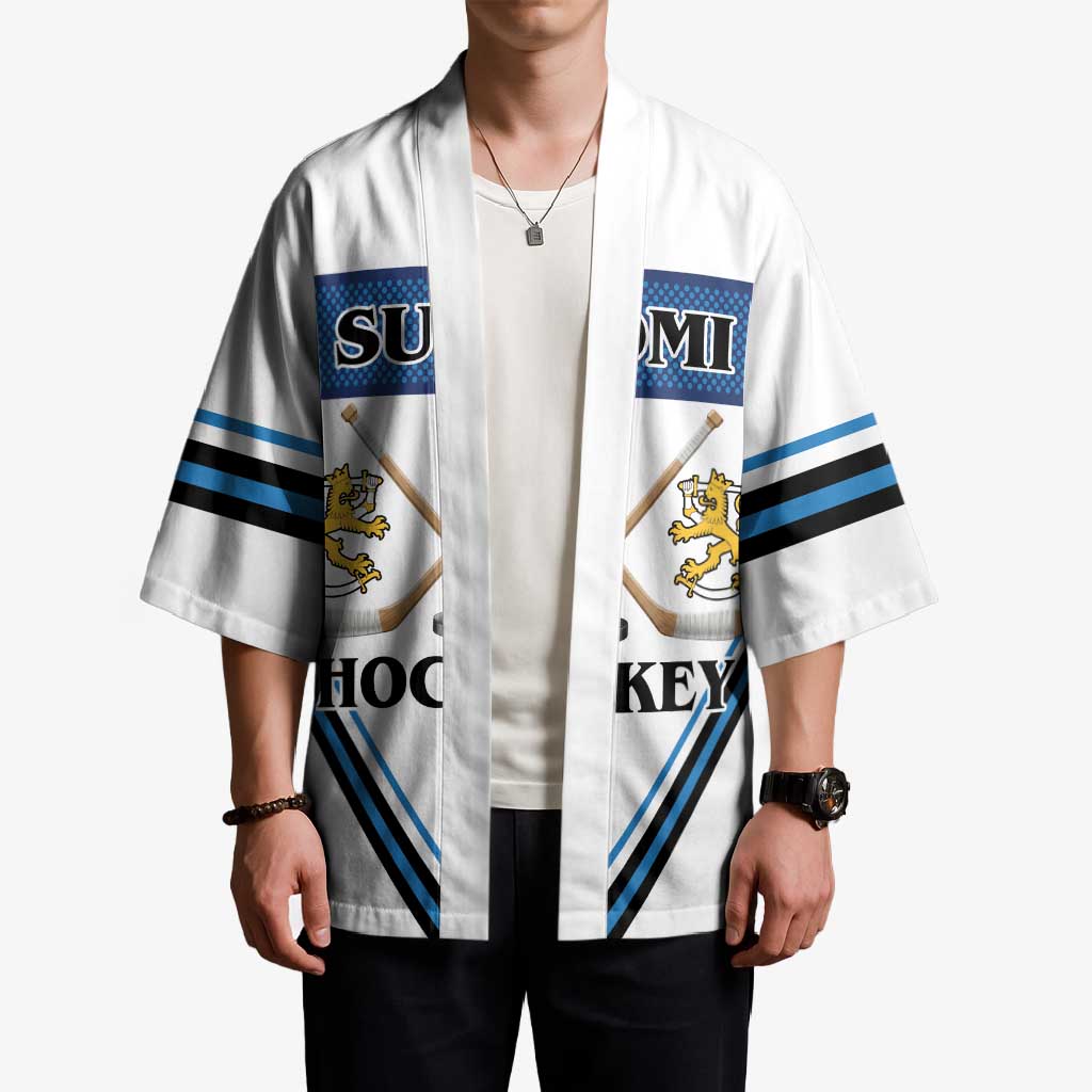Finland Hockey Custom Kimono Suomi Lion Ice Pride 2026 White Version