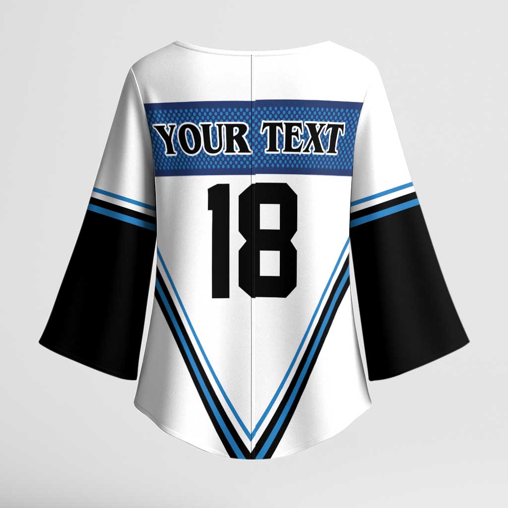 Finland Hockey Custom Kimono Sleeve Blouse Suomi Lion Ice Pride 2026 White Version