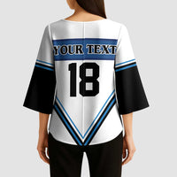 Finland Hockey Custom Kimono Sleeve Blouse Suomi Lion Ice Pride 2026 White Version