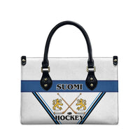 Finland Hockey Leather Bag Suomi Lion Ice Pride 2026 White Version