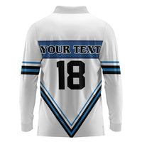 Finland Hockey Custom Long Sleeve Polo Shirt Suomi Lion Ice Pride 2026 White Version