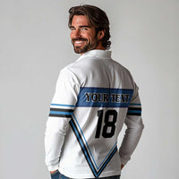 Finland Hockey Custom Long Sleeve Polo Shirt Suomi Lion Ice Pride 2026 White Version