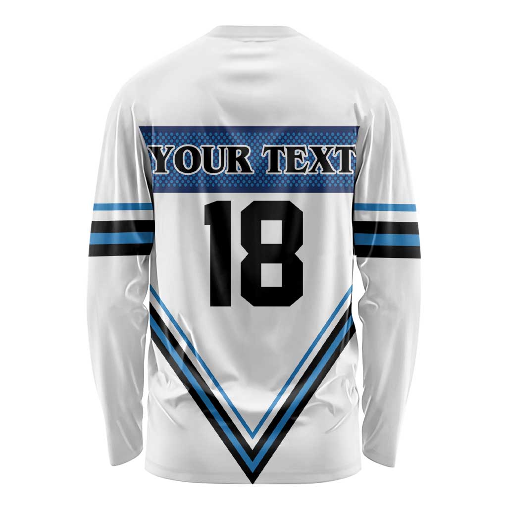 Finland Hockey Custom Long Sleeve Shirt Suomi Lion Ice Pride 2026 White Version