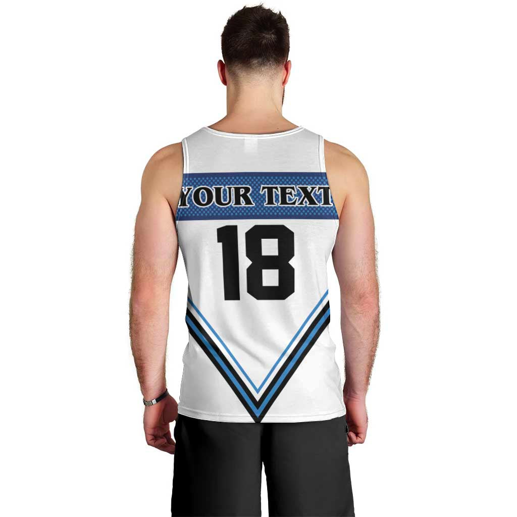 Finland Hockey Custom Men Tank Top Suomi Lion Ice Pride 2026 White Version
