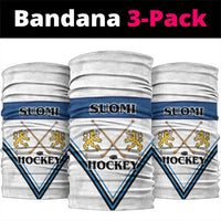 Finland Hockey Neck Gaiter Suomi Lion Ice Pride 2026 White Version