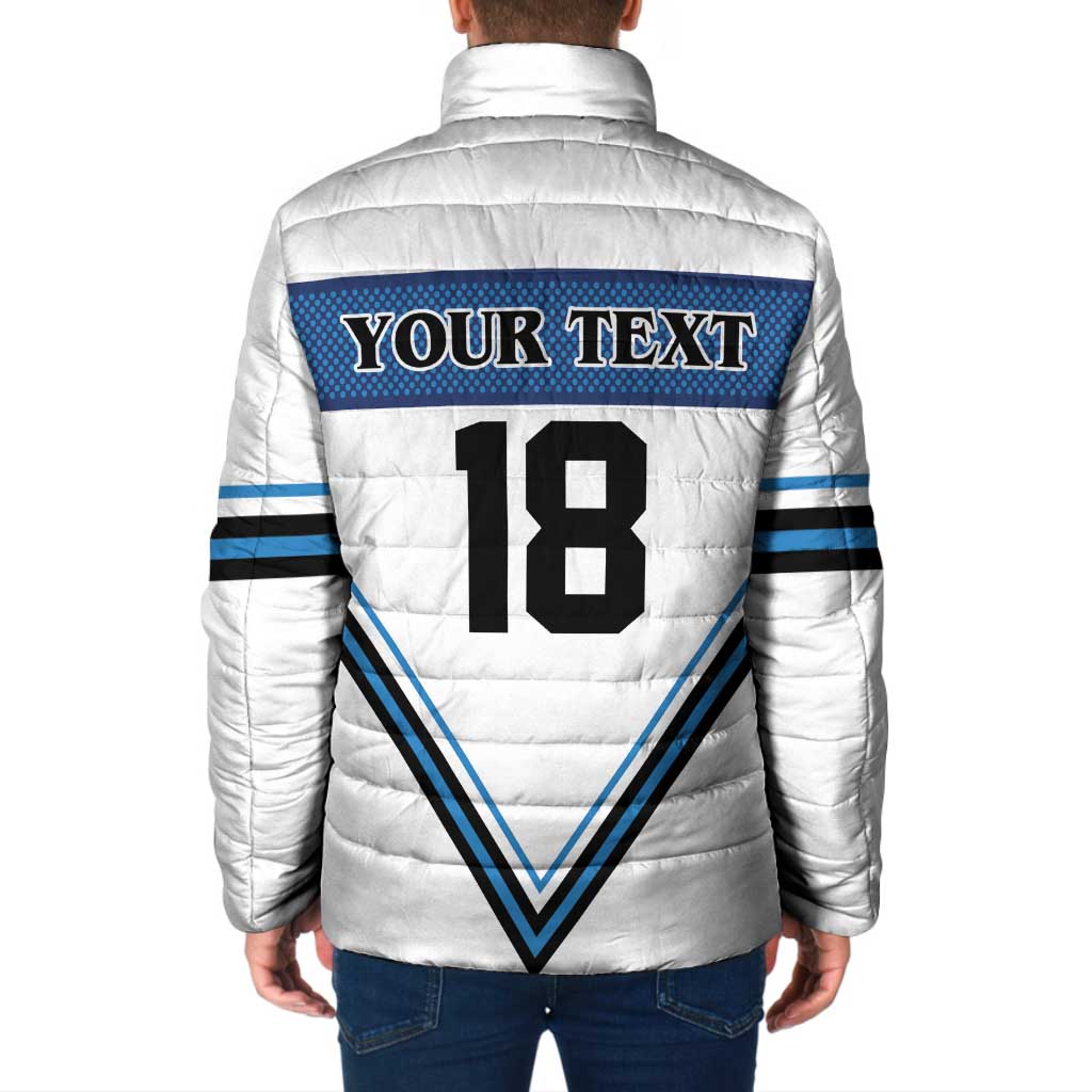 Finland Hockey Custom Padded Jacket Suomi Lion Ice Pride 2026 White Version