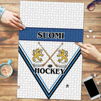 Finland Hockey Puzzle Suomi Lion Ice Pride 2026 White Version