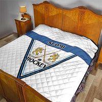 Finland Hockey Quilt Suomi Lion Ice Pride 2026 White Version