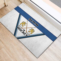 Finland Hockey Rubber Doormat Suomi Lion Ice Pride 2026 White Version