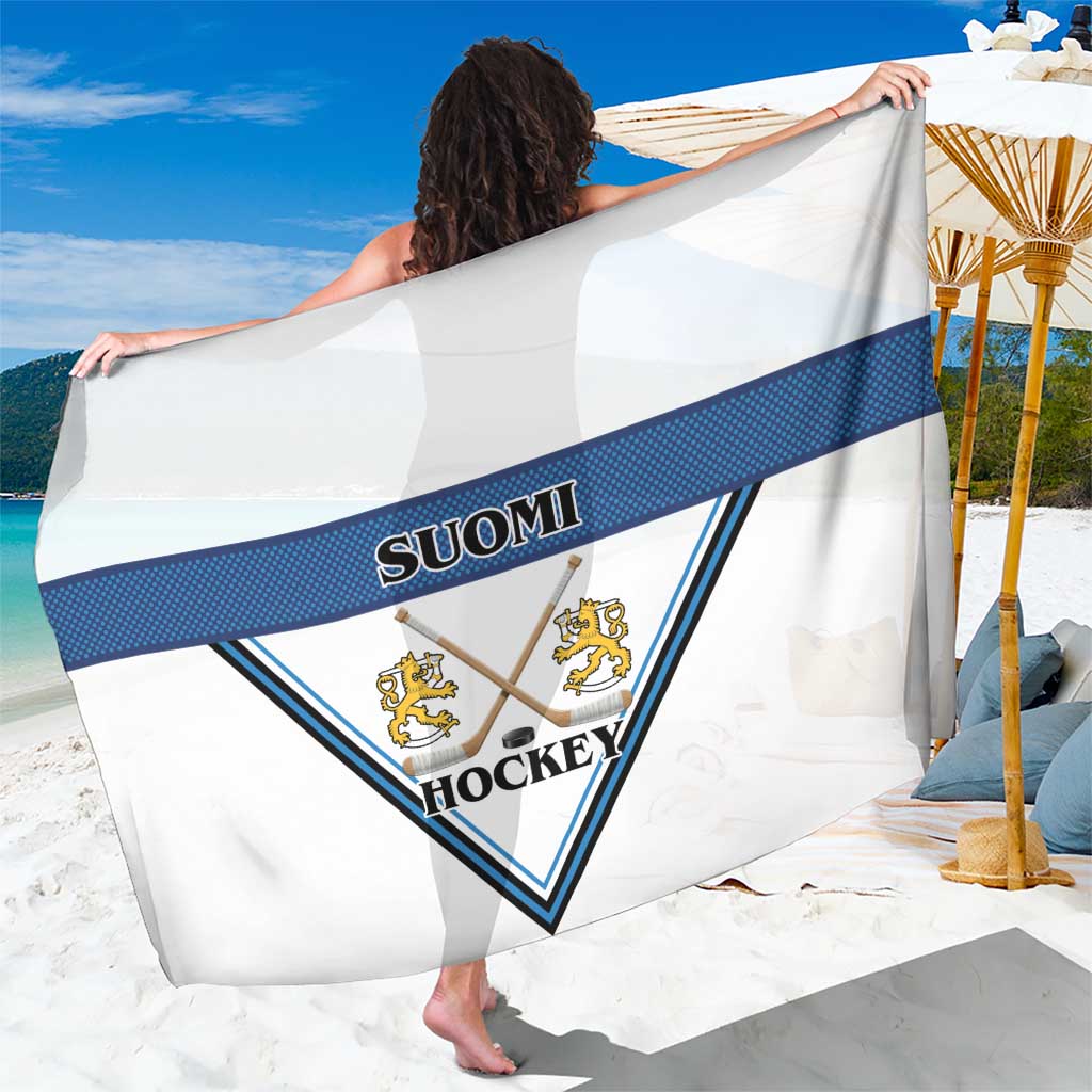 Finland Hockey Sarong Suomi Lion Ice Pride 2026 White Version