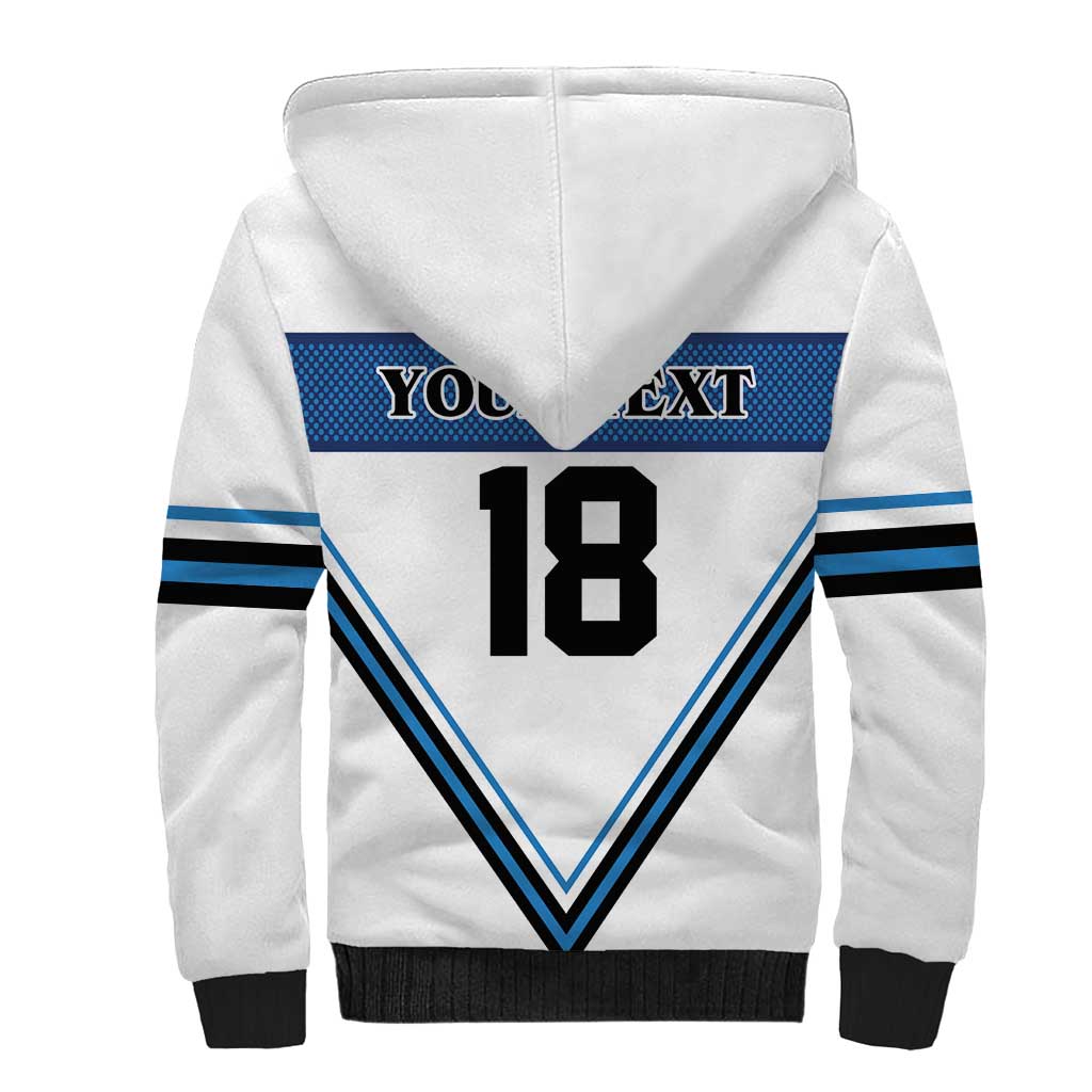 Finland Hockey Custom Sherpa Hoodie Suomi Lion Ice Pride 2026 White Version