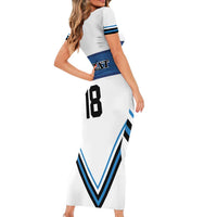 Finland Hockey Custom Short Sleeve Bodycon Dress Suomi Lion Ice Pride 2026 White Version