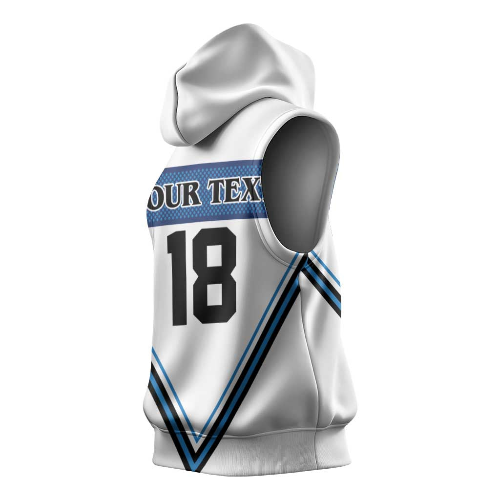 Finland Hockey Custom Sleeveless Hoodie Suomi Lion Ice Pride 2026 White Version