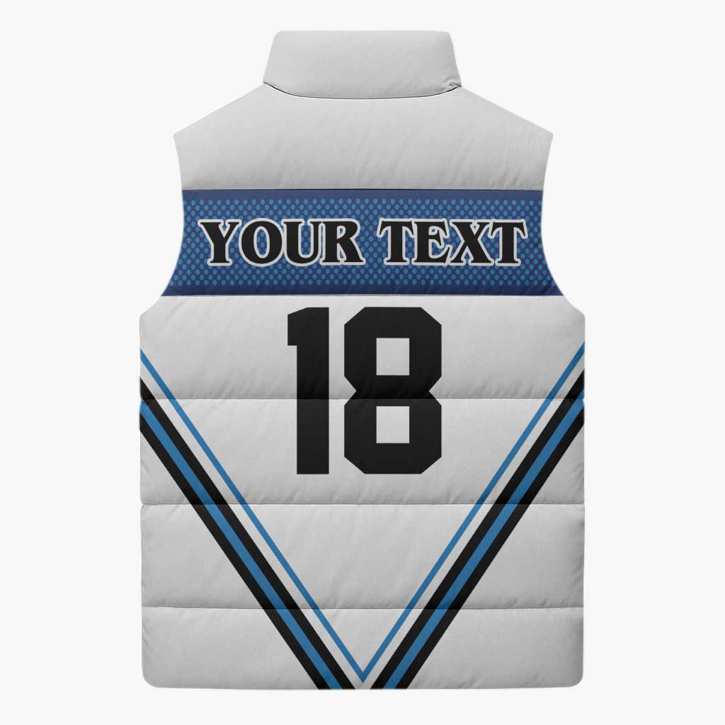 Finland Hockey Custom Sleeveless Puffer Jacket Suomi Lion Ice Pride 2026 White Version