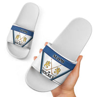 Finland Hockey Slide Sandals Suomi Lion Ice Pride 2026 White Version