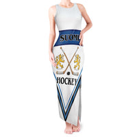 Finland Hockey Custom Tank Maxi Dress Suomi Lion Ice Pride 2026 White Version