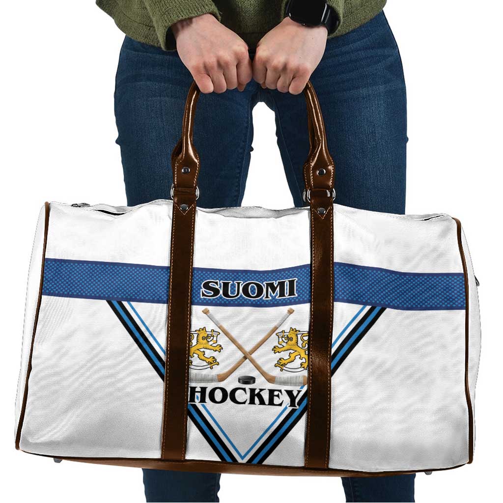 Finland Hockey Travel Bag Suomi Lion Ice Pride 2026 White Version