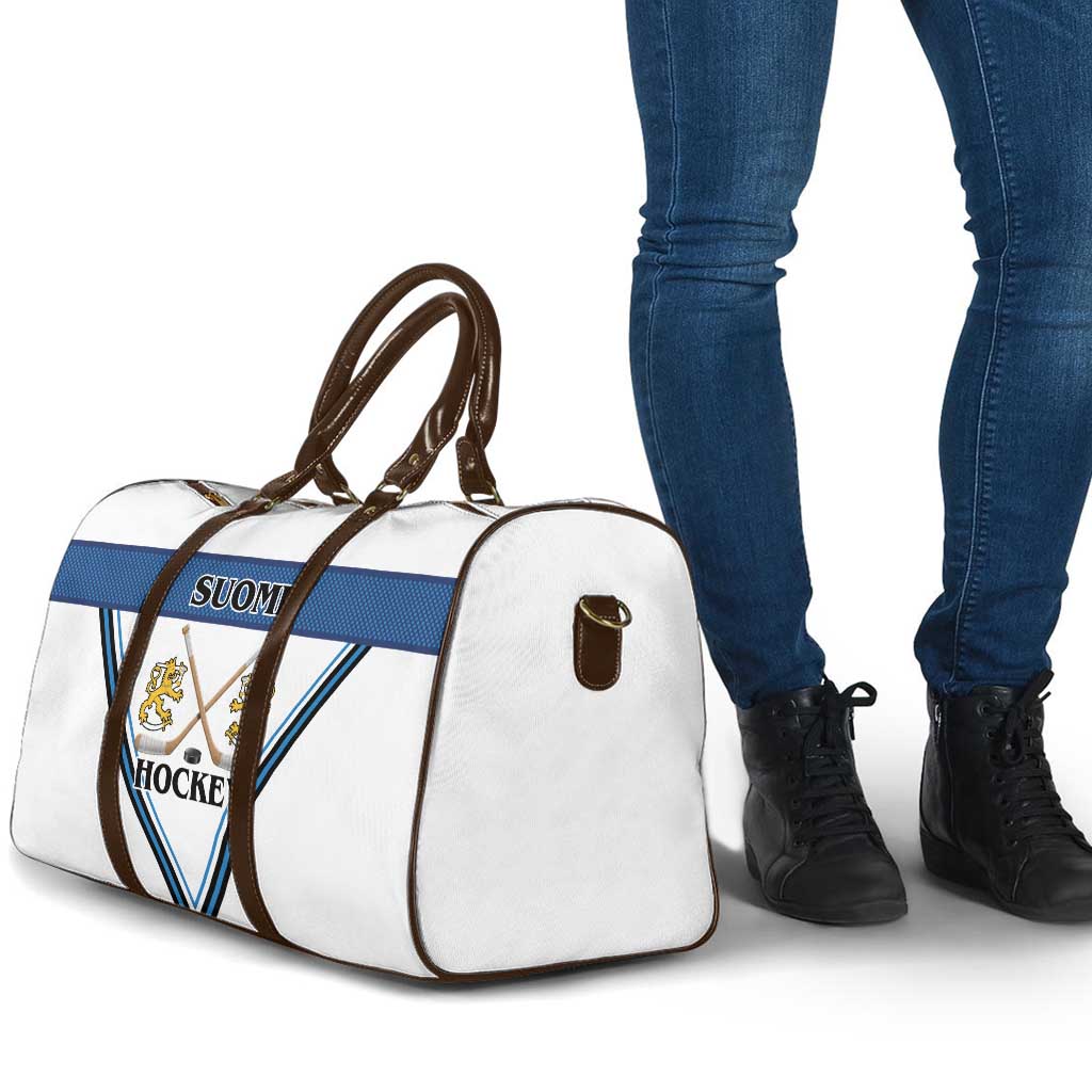Finland Hockey Travel Bag Suomi Lion Ice Pride 2026 White Version