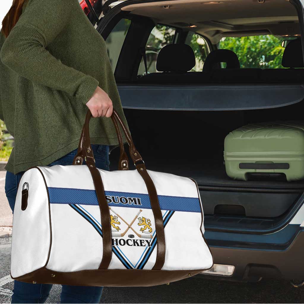 Finland Hockey Travel Bag Suomi Lion Ice Pride 2026 White Version