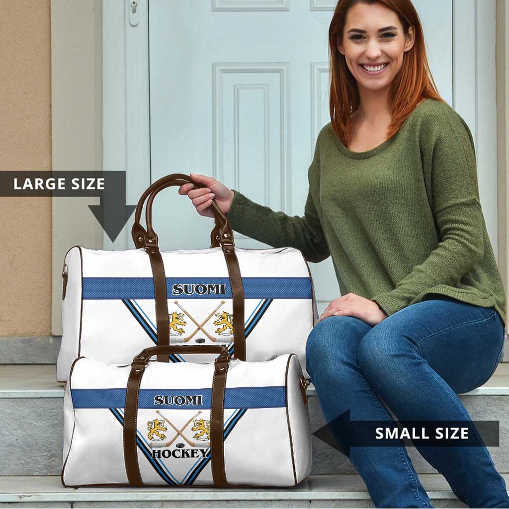 Finland Hockey Travel Bag Suomi Lion Ice Pride 2026 White Version