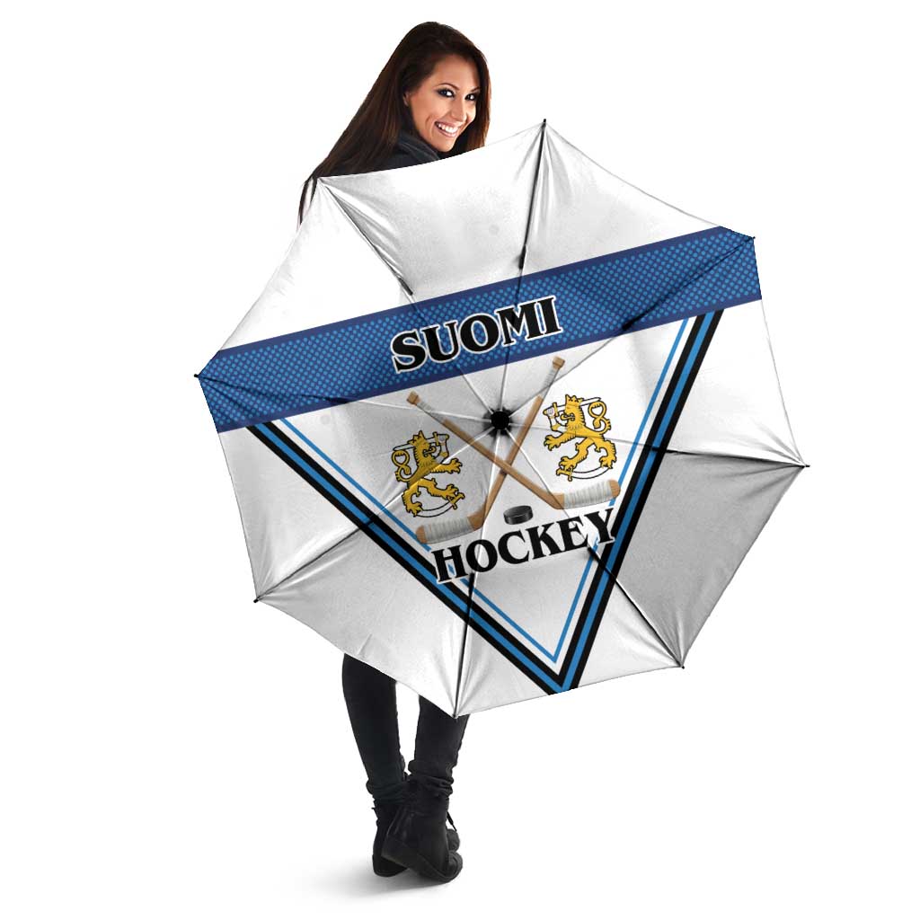 Finland Hockey Umbrella Suomi Lion Ice Pride 2026 White Version