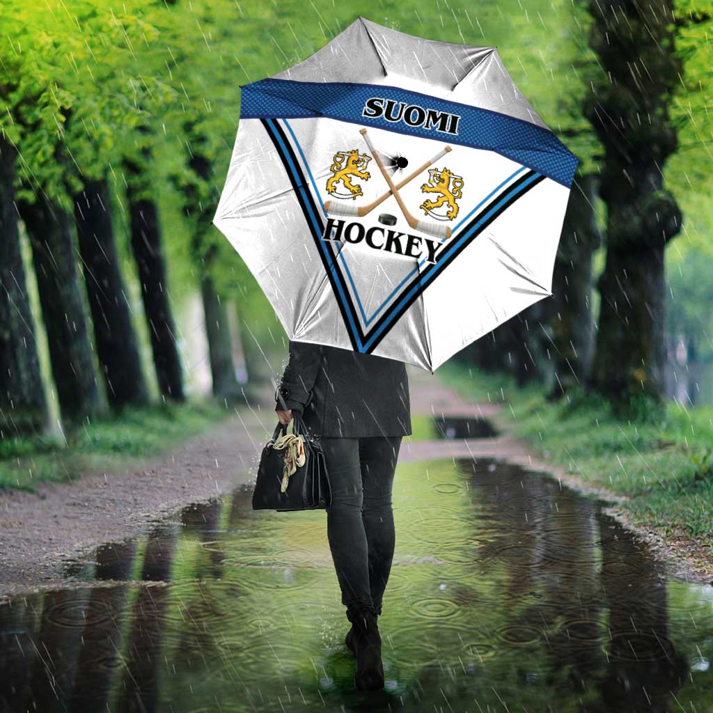Finland Hockey Umbrella Suomi Lion Ice Pride 2026 White Version