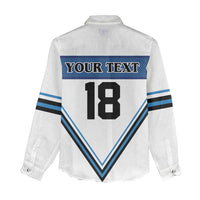 Finland Hockey Custom Women Casual Shirt Suomi Lion Ice Pride 2026 White Version