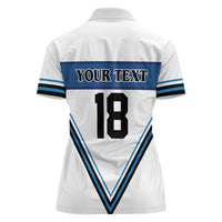 Finland Hockey Custom Women Polo Shirt Suomi Lion Ice Pride 2026 White Version