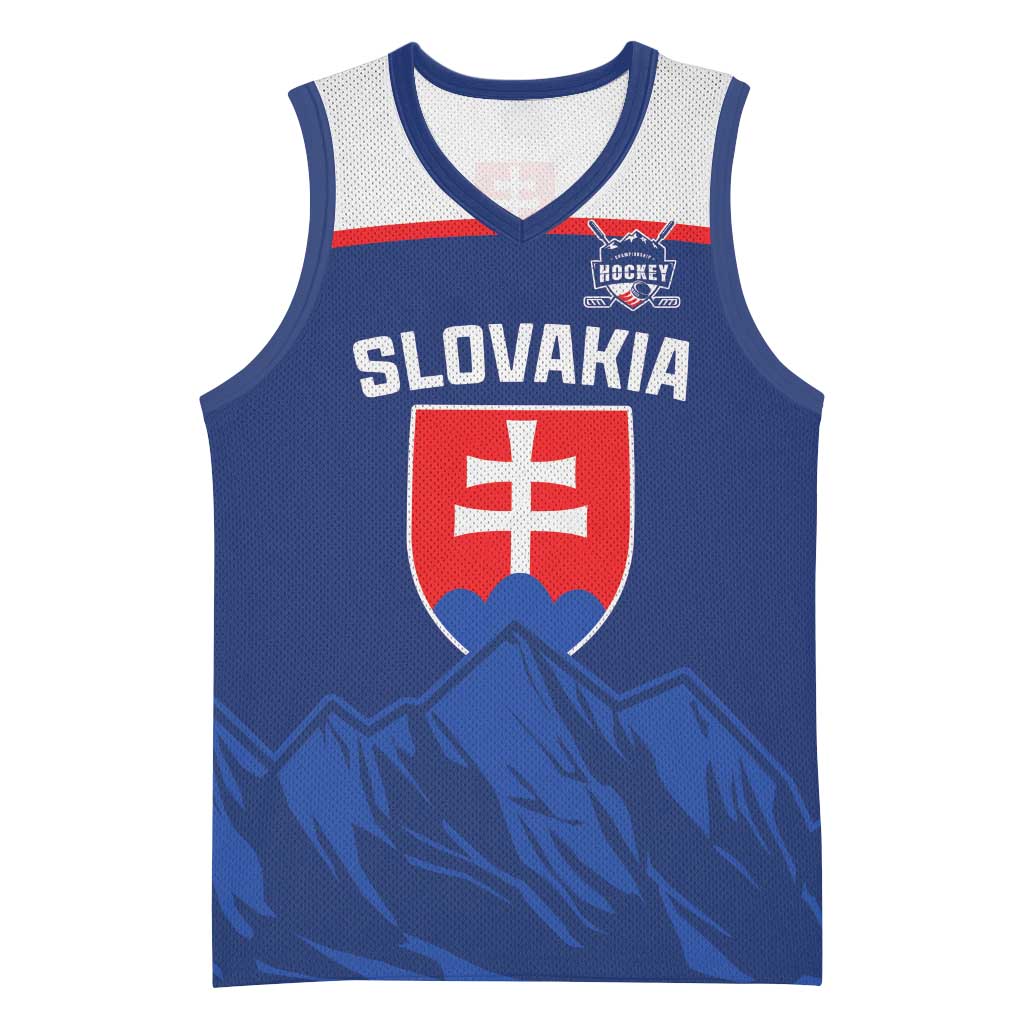 Slovakia Hockey Custom Basketball Jersey Tatra Mountain Pride 2026