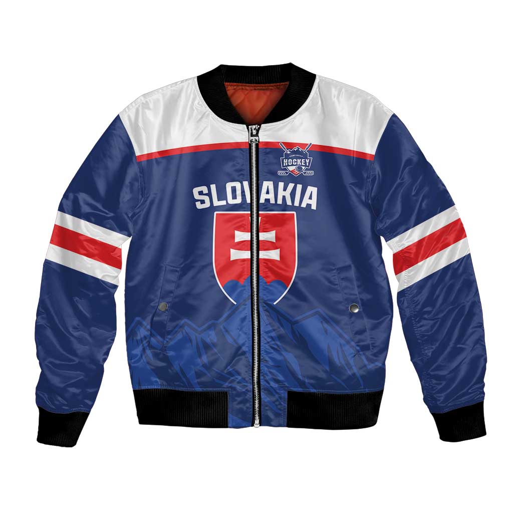 Slovakia Hockey Custom Bomber Jacket Tatra Mountain Pride 2026