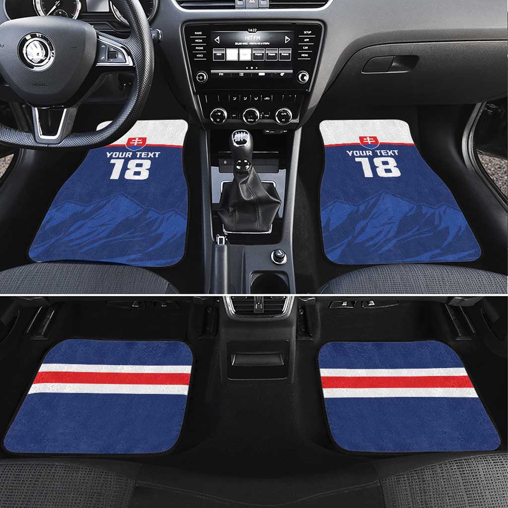 Slovakia Hockey Custom Car Mats Tatra Mountain Pride 2026