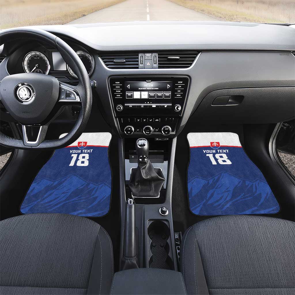 Slovakia Hockey Custom Car Mats Tatra Mountain Pride 2026
