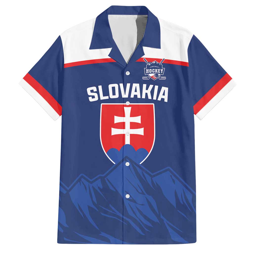 Slovakia Hockey Custom Hawaiian Shirt Tatra Mountain Pride 2026