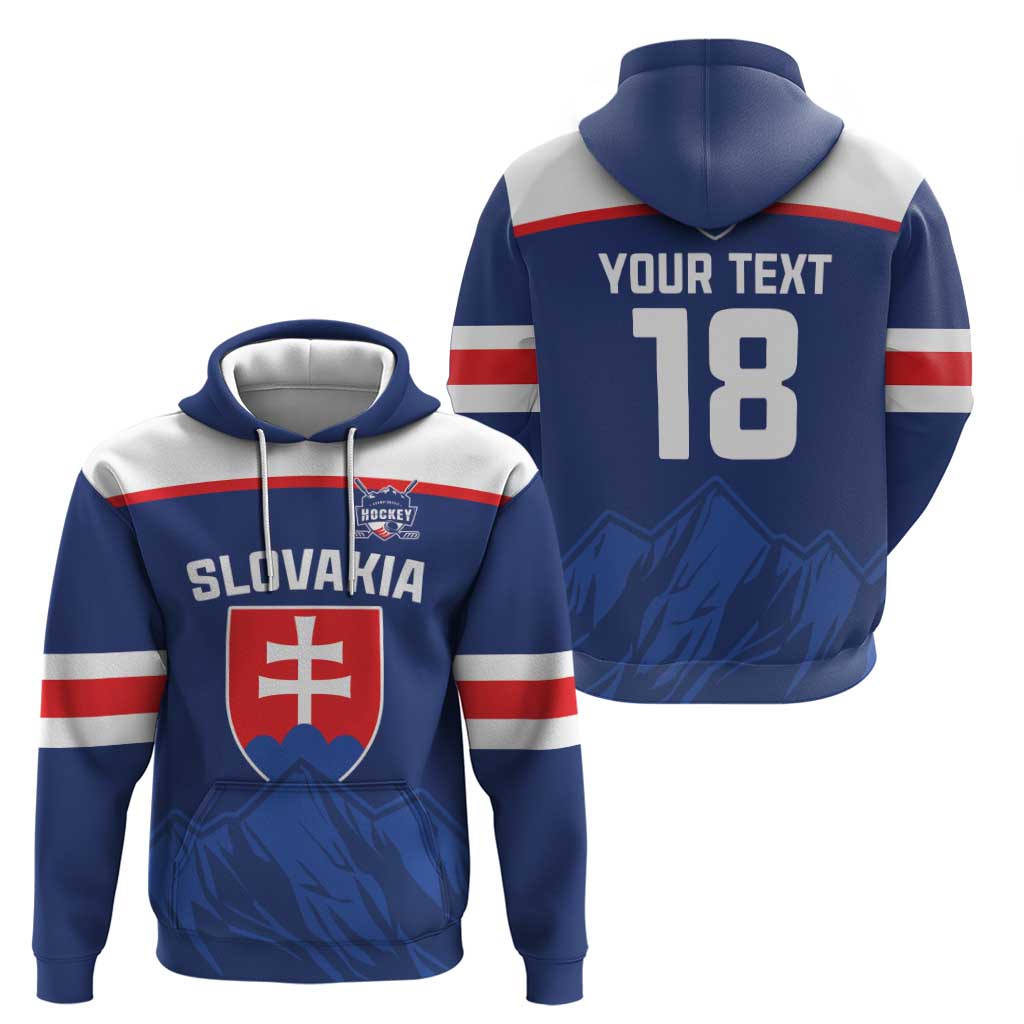 Slovakia Hockey Custom Hoodie Tatra Mountain Pride 2026